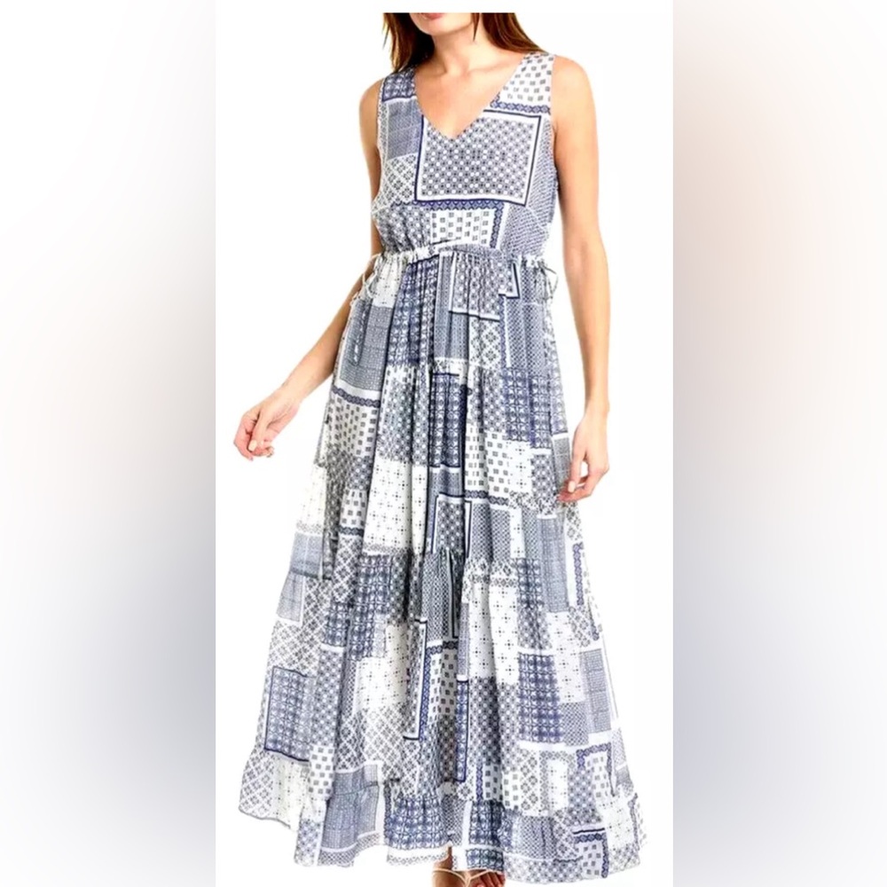 Johnny Was silk maxi dress S